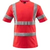 Image de Mascot 18282-995-222 Safe Classic Premium T-Shirt à col en V Coupe Moderne Rouge Haute visibilité Taille M