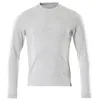 Image de Mascot 50548-250-08 Crossover Albi Premium T-Shirt à Manches Longues Gris chiné Taille L
