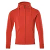 Image de MASCOT 51590-970-202 Gimont Basic Crossover Sweat à Capuche avec Fermeture éclair, Coupe Moderne, Rouge, Taille 4XL