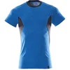 Image de Mascot 18082-250-91010 Accelerate Premium T-Shirt à Coupe Moderne, Bleu Azur/Noir Bleu, S Taille Unique