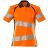 Image de Mascot Accelerate Safe 19093-771-14010 Polo bicolore haute visibilité pour femme Orange/noir/bleu Taille unique