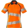 Image de Mascot Accelerate Safe 19093-771-14010 Polo bicolore haute visibilité pour femme Orange/noir/bleu Taille S