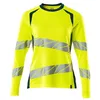Image de Mascot Accelerate Safe 19091-771-1744 T-shirt à manches longues pour femme Bicolore Hi-Vis Jaune/pétrole foncé Taille 5XL