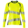 Image de Mascot Accelerate Safe 19091-771-1744 T-shirt à manches longues pour femme Bicolore Haute visibilité Jaune/pétrole foncé Taille S One