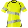 Image de Mascot Accelerate Safe Premium 19092-771-1709 T-shirt pour femme à col rond Jaune haute visibilité Taille M