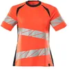 Image de Mascot Accelerate Safe Premium 19092-771-22210 T-shirt pour femme à col rond Rouge/noir Taille unique
