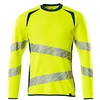 Image de Mascot Accelerate Safe 19084-781-1744 Sweat à capuche bicolore haute visibilité Jaune pétrole foncé Taille unique