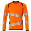Image de Mascot 19084-781-1444 Accelerate Safe Premium Sweat Bicolore Coupe Moderne, Orange Haute visibilité/pétrole foncé, 2XL One Taille