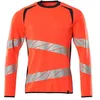 Image de Mascot 19084-781-22210 Accelerate Safe Premium Sweat bicolore Coupe moderne Rouge haute visibilité Bleu Noir Taille S One