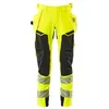 Image de Mascot Accelerate Safe Ultimate Stretch 19031-711-1709 Pantalon imperméable bicolore avec poches suspendues Jaune/noir Taille 82C62