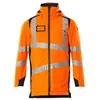 Image de Mascot Accelerate Safe 19030-449-14010 Parka respirante avec doublure Climascott, coupe-vent et imperméable, bicolore, orange haute visibilité/bleu noir, taille 2XL