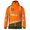 Image de Mascot Accelerate Safe 19335-231-1433 Doublure Climascot, bicolore respirant, coupe-vent et imperméable, veste d'hiver haute visibilité, orange/vert mousse, taille M