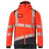 Image de Mascot Accelerate Safe 19335-231-22210 Veste d'hiver respirante et imperméable avec doublure Climascot, haute visibilité, rouge/noir/bleu, taille L