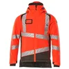 Image de Mascot 19335-231-22218 Accelerate Safe Doublure Climascot, bicolore respirant, coupe-vent et imperméable, veste d'hiver haute visibilité, rouge/anthracite foncé, taille S