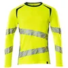 Image de Mascot Accelerate Safe 19081-771-1744 T-shirt moderne à manches longues Bicolore Haute visibilité Jaune/pétrole foncé Taille unique