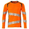Image de Mascot Accelerate Safe 19081-771-1444 T-shirt moderne à manches longues Bicolore Hi-Vis Orange/pétrole foncé Taille XL