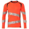 Image de Mascot Accelerate Safe 19081-771-22210 T-shirt moderne à manches longues, haute visibilité, rouge/noir, taille 3XL