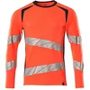Image de Mascot Accelerate Safe 19081-771-22210 T-shirt moderne à manches longues, haute visibilité, rouge/noir, taille S One