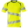 Image de Mascot 19082-771-1744 Accelerate Safe Premium Coupe Moderne Bicolore Col Rond T-shirt, Jaune Haute Visibilité/pétrole foncé, 5XL ONE Taille