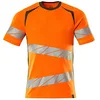 Image de Mascot Accelerate Safe 19082-771-1433 T-shirt bicolore col rond haute visibilité Orange/vert mousse Taille unique