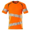 Image de Mascot Accelerate Safe 19082-771-1433 T-shirt bicolore col rond haute visibilité Orange/vert mousse Taille 5XL