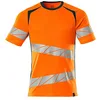 Image de Mascot Accelerate Safe 19082-771-1444 T-shirt bicolore col rond haute visibilité Orange/bleu pétrole foncé Taille L