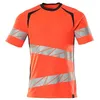 Image de Mascot Accelerate Safe 19082-771-22210 T-shirt coupe moderne bicolore à col rond Rouge/bleu noir Taille S