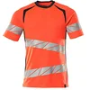 Image de Mascot Accelerate Safe 19082-771-22210 T-shirt coupe moderne bicolore à col rond Rouge/bleu noir Taille XL Taille unique