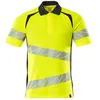 Image de Mascot Accelerate Safe 19083-771-17010 Polo moderne bicolore haute visibilité Jaune/noir/bleu Taille unique