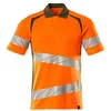 Image de Mascot Accelerate Safe 19083-771-1433 Polo coupe moderne bicolore orange haute visibilité/vert mousse, 4XL taille unique