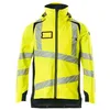 Image de Mascot Accelerate Safe 19001-449-17010 Veste rigide respirante et résistante au vent et à l'eau Bicolore Hi-Vis Jaune/Noir Bleu Taille M