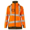 Image de Mascot Accelerate Safe 19011-449-1433 Veste rigide respirante pour femme, coupe-vent, imperméable, bicolore haute visibilité, orange/vert mousse, taille 5XL