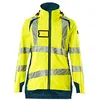 Image de Mascot Accelerate Safe 19011-449-1744 Veste rigide respirante et imperméable à l'eau Bicolore Haute visibilité Jaune/pétrole foncé Taille 4XL