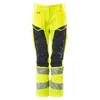 Image de Mascot 19578-236-17010 Accelerate Safe Diamond Stretch Zones Pantalon bicolore avec poches aux genoux pour femme Jaune/noir bleu, taille 82C50
