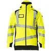 Image de Mascot Accelerate Safe 19035-449-1709 Veste d'hiver respirante et imperméable avec doublure Climascot, bicolore haute visibilité, jaune/noir, taille M