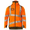 Image de Mascot Accelerate Safe 19035-449-1433 Veste d'hiver respirante et imperméable avec doublure Climascot, bicolore haute visibilité, orange/vert mousse, taille 2XL