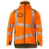 Image de Mascot Accelerate Safe 19035-449-1433 Veste d'hiver respirante et imperméable avec doublure Climascot, bicolore haute visibilité, orange/vert mousse, taille S