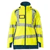 Image de MASCOT 19045-449-1744 Accelerate Safe Coupe Femme Respirant Coupe-vent et Imperméable Doublure Climascot Bicolore Veste d'hiver, Jaune Hi-Vis/Pétrole foncé, Taille XL