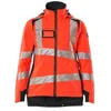 Image de Mascot 19045-449-22210 Accelerate Safe Veste d'hiver respirante coupe-vent et imperméable avec doublure Climascot bicolore pour femme Rouge/noir