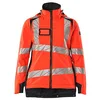 Image de Mascot 19045-449-22210 Accelerate Safe Coupe Femme Respirant Coupe-vent et Imperméable Doublure Climascot Bicolore Veste d'hiver Hi-Vis Rouge/Bleu Noir Taille XL