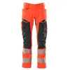 Image de Mascot Accelerate Safe Prowash 19579-236-22210 Pantalon stretch bicolore avec poches aux genoux Rouge/noir/bleu, taille 82C60