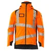 Image de Mascot Accelerate 19035-449-14010 Safe Veste d'hiver respirante et imperméable avec doublure Climascot, bicolore Veste d'hiver haute visibilité Orange/noir/bleu, S