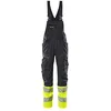 Image de Mascot 19669-236-01017 Accelerate Safe Prowash Stretch Zones Salopette bicolore avec poches aux genoux Noir/bleu/jaune haute visibilité Taille 90C56
