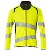 Image de Mascot Accelerate Safe 19184-781-1709 Sweat-shirt moderne bicolore avec fermeture éclair, haute visibilité, jaune/noir, taille 5XL