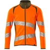 Image de Mascot Accelerate Safe 19184-781-1433 Sweat-shirt moderne bicolore avec fermeture éclair, orange haute visibilité, taille L
