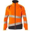 Image de Mascot Accelerate Safe 19008-511-14010 Veste stretch pour femme, imperméable, bicolore haute visibilité, orange/noir bleu, taille 5XL