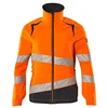 Image de Mascot Accelerate Safe 19008-511-14010 Ultimate Stretch Veste imperméable bicolore haute visibilité Orange/bleu noir Taille L