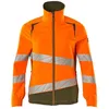 Image de Mascot Accelerate Safe 19008-511-1433 Veste stretch pour femme, imperméable, bicolore haute visibilité, orange/vert mousse, taille XL