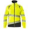 Image de Mascot Accelerate Safe 19008-511-17010 Veste stretch pour femme, imperméable, bicolore haute visibilité, jaune/noir bleu, taille XL
