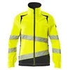 Image de Mascot Accelerate Safe 19008-511-17010 Veste stretch pour femme Coupe ajustée Imperméable bicolore Haute visibilité Jaune/noir Bleu Taille XS